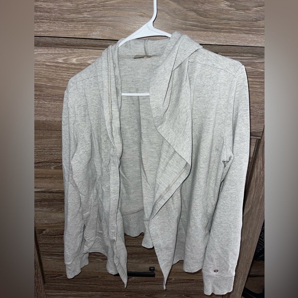 Calia hooded drape sweatshirt
